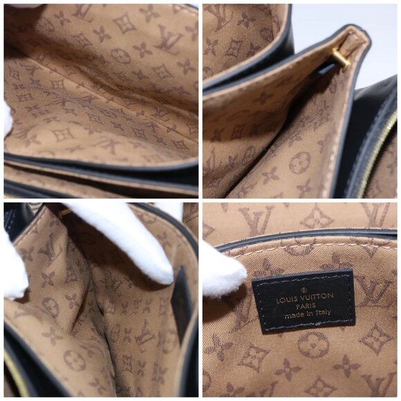 LOUIS VUITTON Rendezvous Shoulder Bag Leather Black - Picture 12 of 15